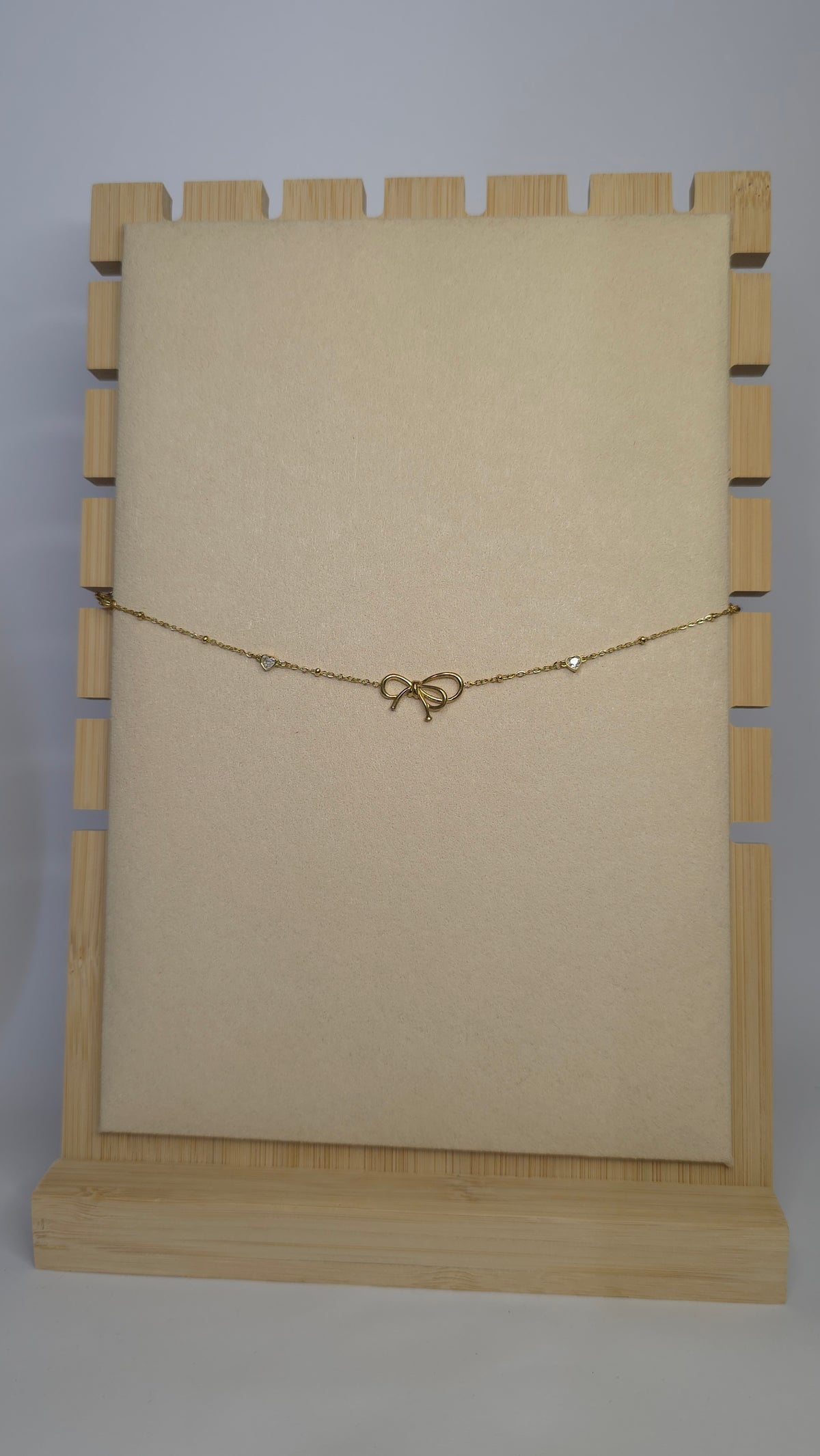 Conjunto piedra rosa con pulsera