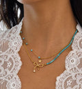 Collar turquesa vintage