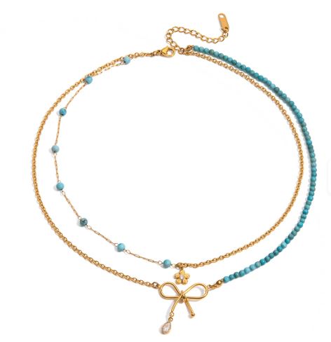 Collar turquesa vintage