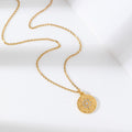 Collares con colgante redondo