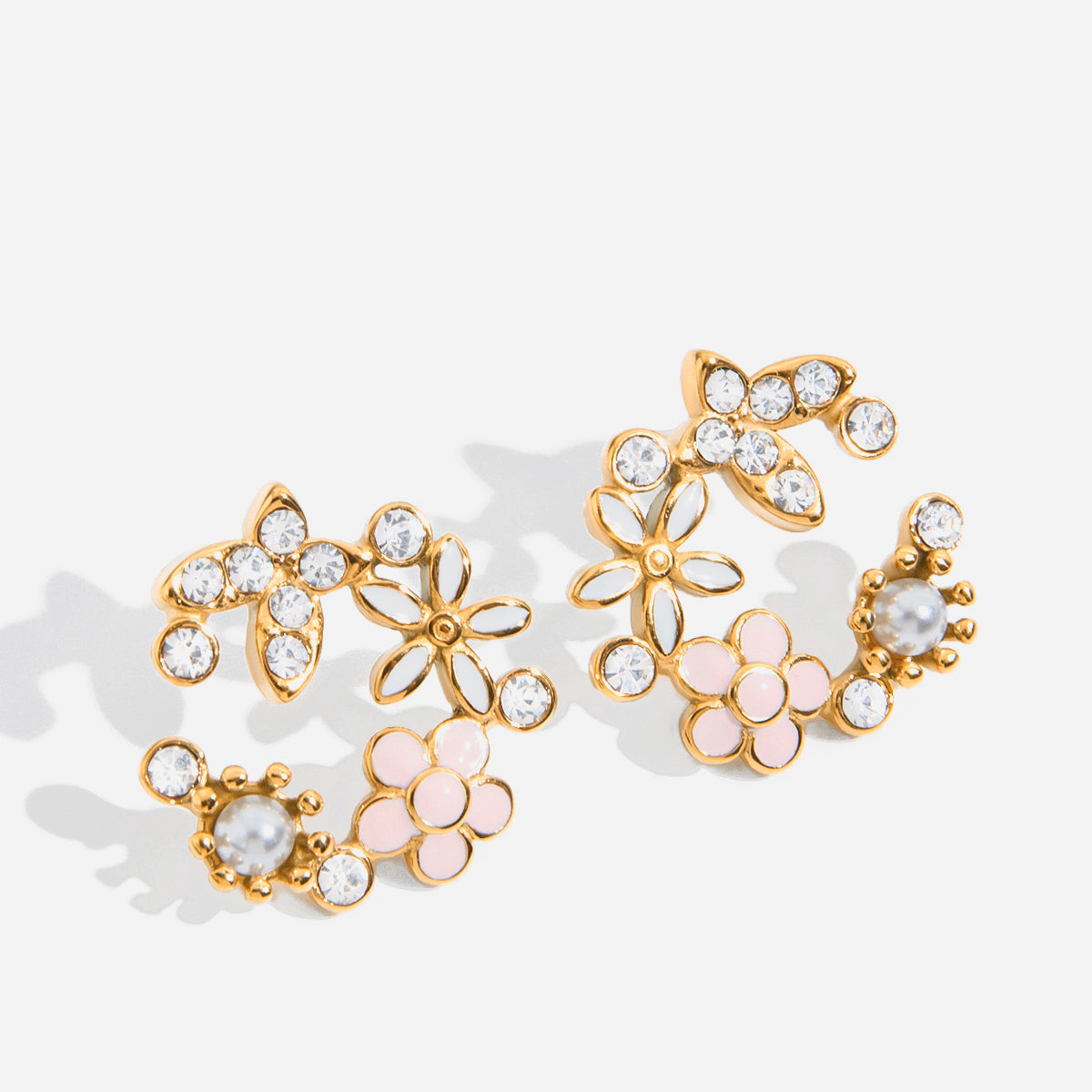 Pendientes de Flores y Mariposas