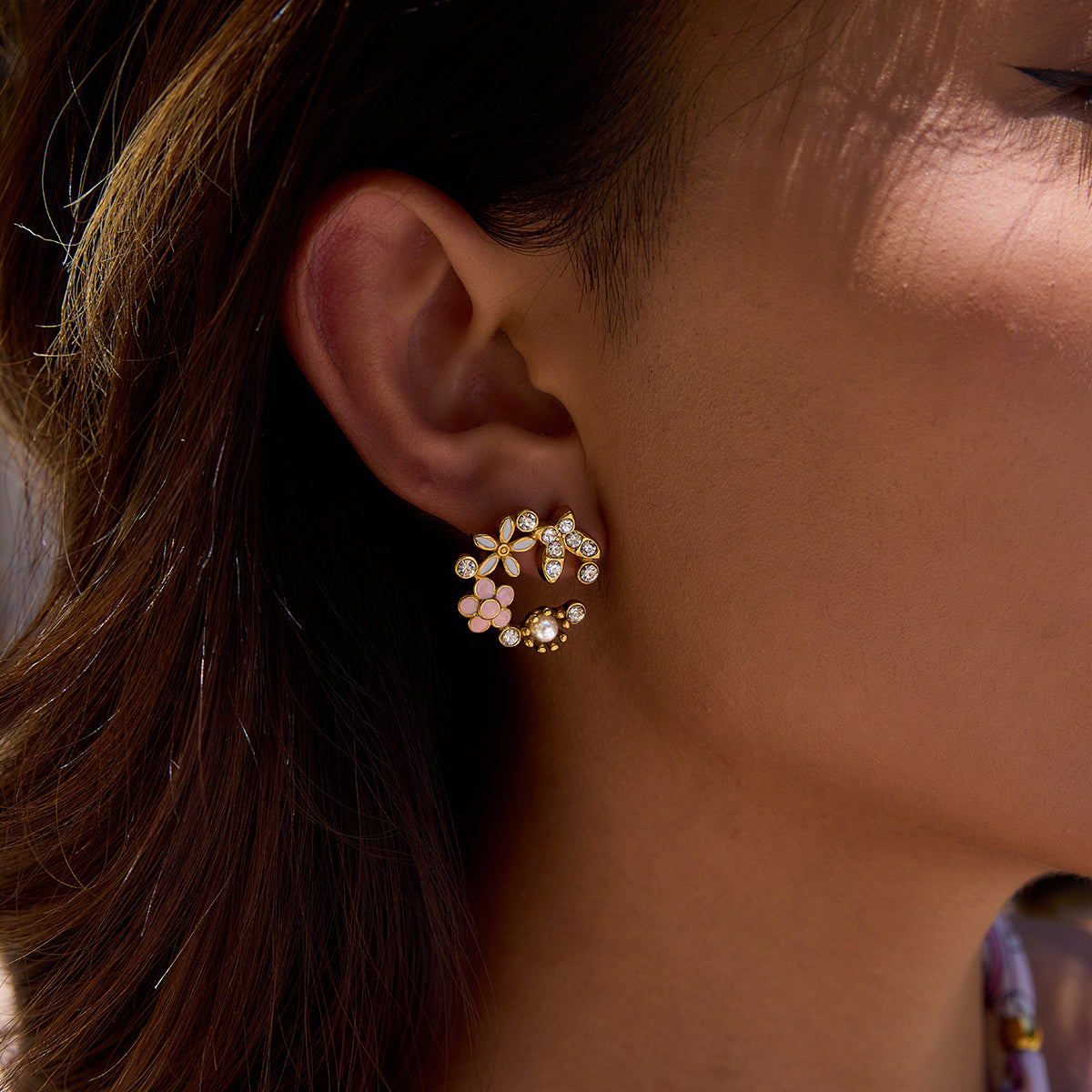 Pendientes de Flores y Mariposas