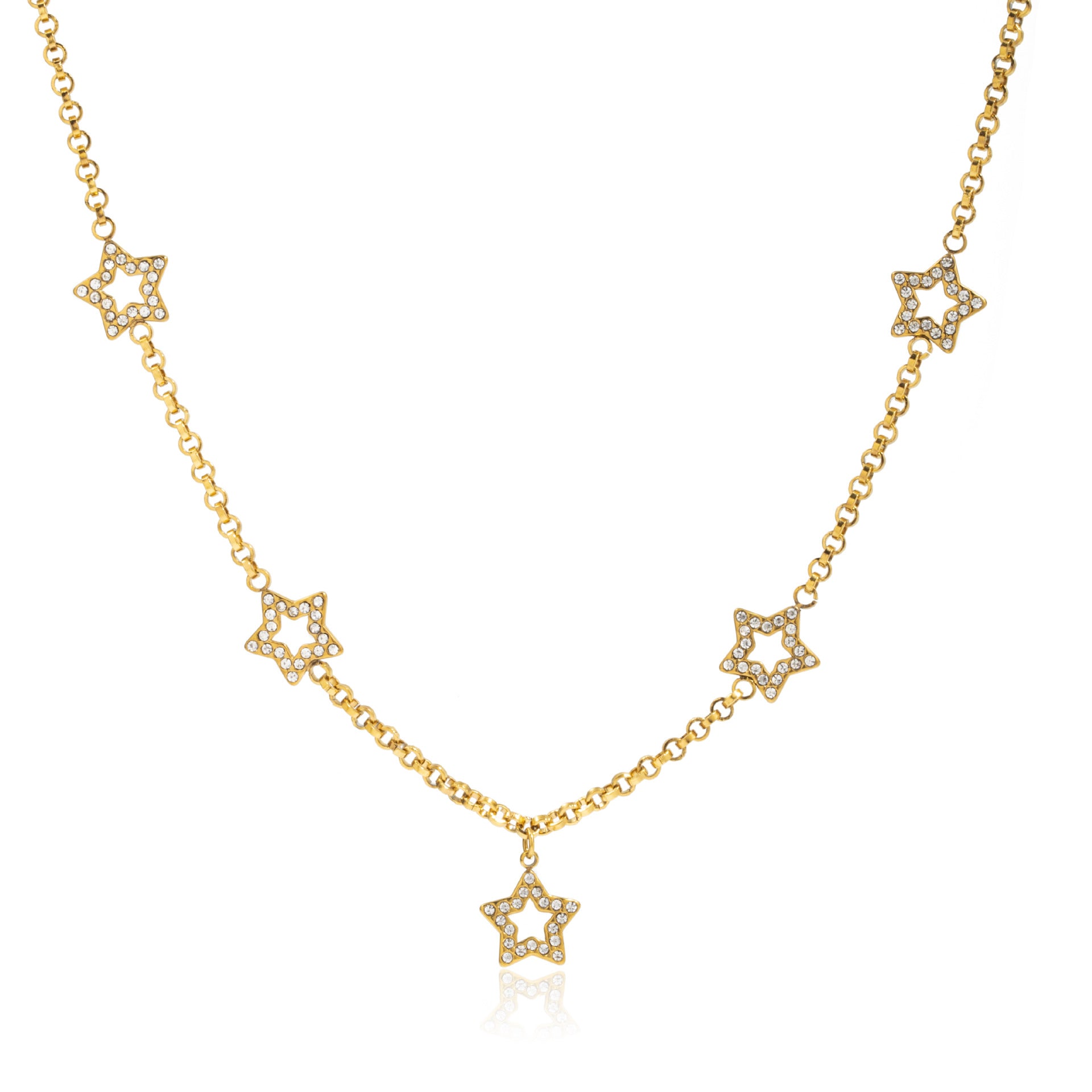 Collar con estrellas