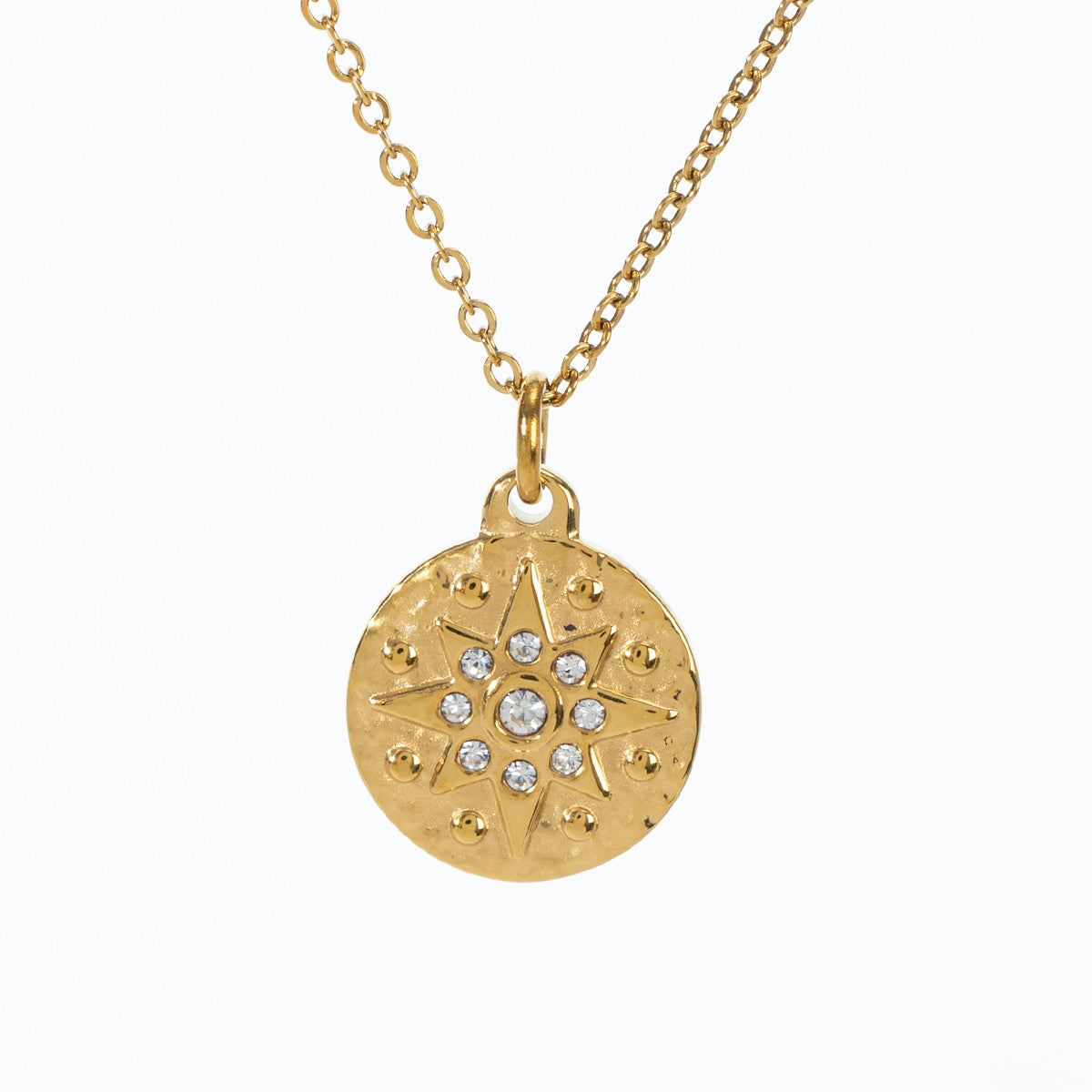 Collares con colgante redondo