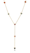 Collar circonitas de corazón