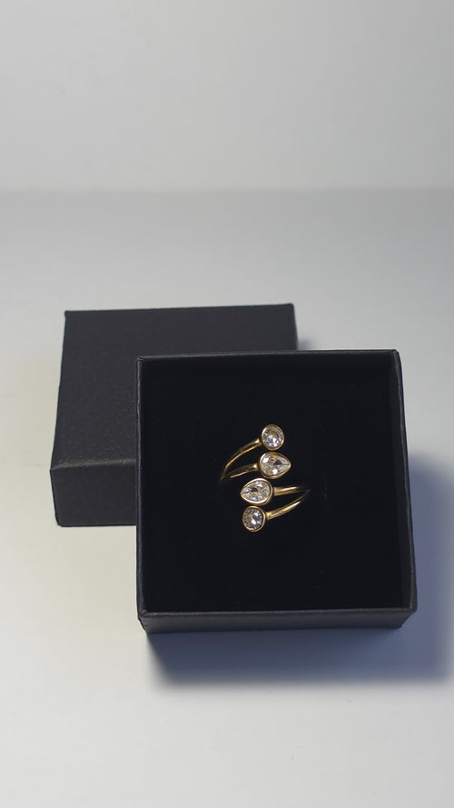 Anillo Apilable con circonita