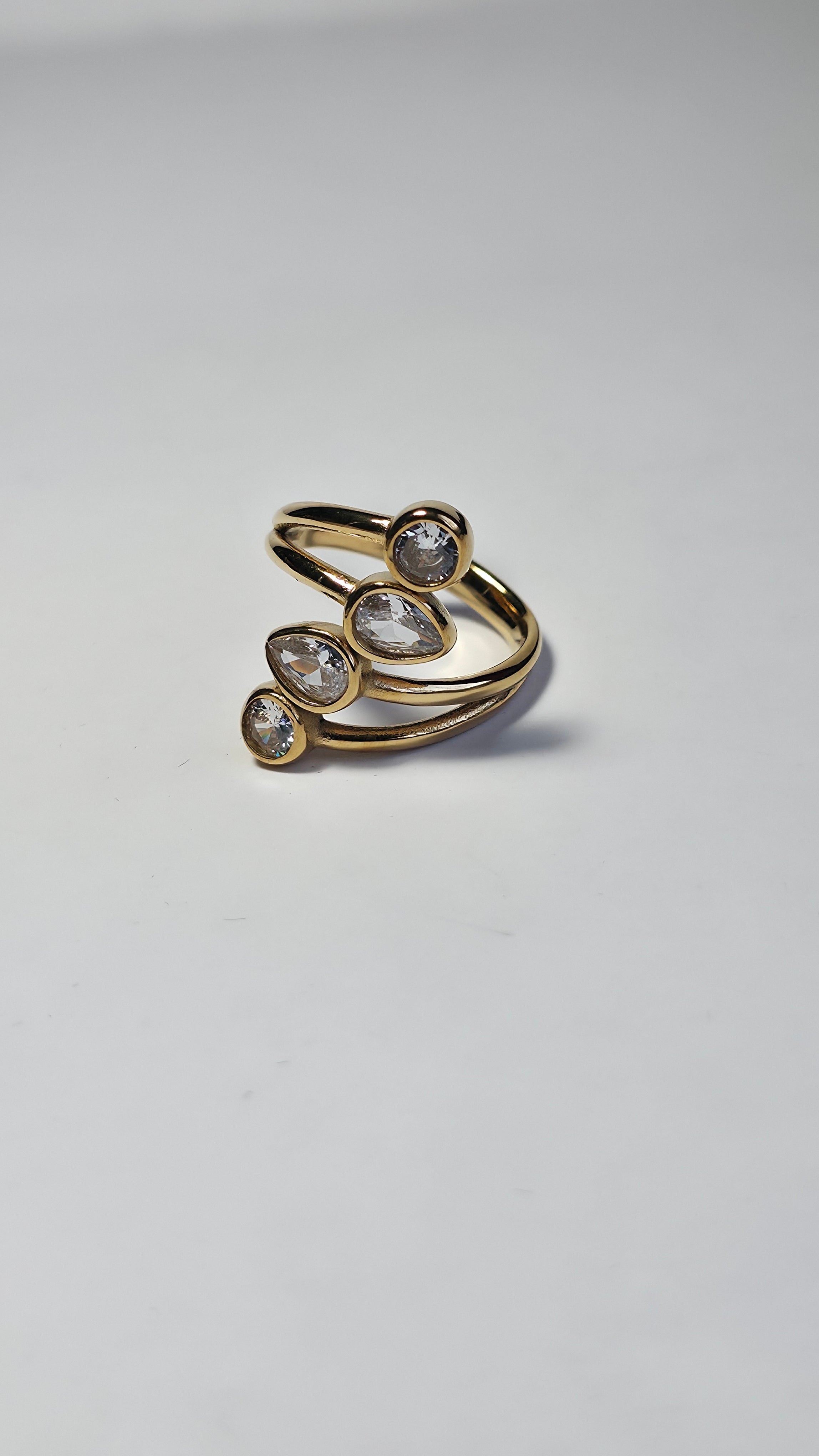 Anillo Apilable con circonita