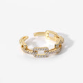 Anillo de eternidad con incrustaciones de circonita cúbica