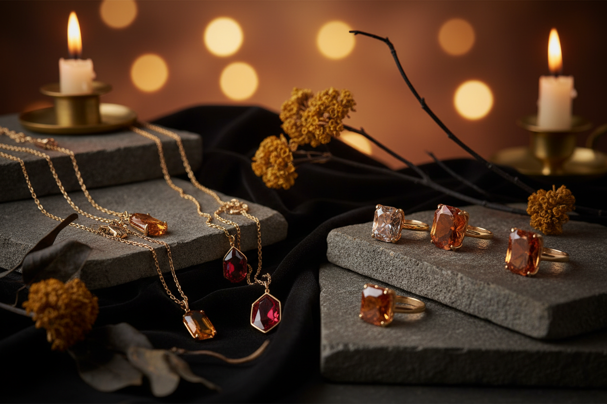 Fondo joyería lujoso oscuro dorado